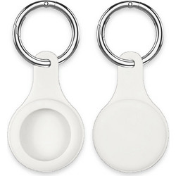 Apple AirTag Silicon Key Ring - Λευκό
