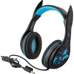 eKids Batman BM-140 Ενσύρματα Παιδικά Ακουστικά On Ear Black Light Blue