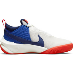 Nike Team Hustle D 10 Παιδικά Αθλητικά Παπούτσια για Μπάσκετ Μπλε Λευκά CW6735-103