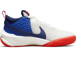 Nike Team Hustle D 10 Παιδικά Αθλητικά Παπούτσια για Μπάσκετ Μπλε Λευκά CW6735-103