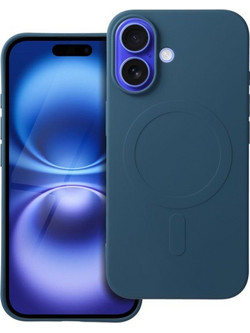 iS TPU SILICONE MAG IPHONE 16 (BIG HOLE) blue backcover