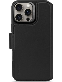 Decoded Leather Detachable Wallet iPhone 16 Pro Max Black