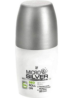 LR Microsilver Plus Αποσμητικό Roll On 24h Χωρίς Αλουμίνιο 50ml