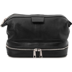 Tuscany Leather Jacob TL142204 Νεσεσέρ Ταξιδίου με Θήκες 25x13x17cm Μαύρο