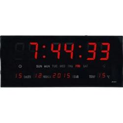 Ψηφιακό Ρολόι JH-3615 Πινακίδα LED με Θερμόμετρο και Ημερολόγιο