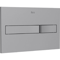 Roca PL2 DUAL Πλακέτα για Καζανάκια Διπλής Λειτουργίας Chrome Ματ Χρωμέ A890096002