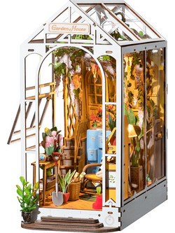 Robotime Rolife Garden House 3D Book Nook DIY 176 Κομμάτια 24.1cm TGB06