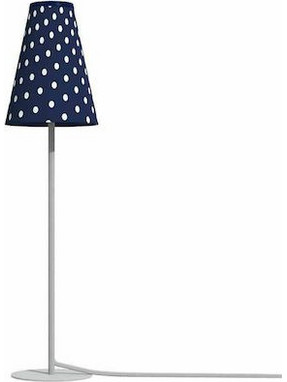 Φωτιστικό Επιτραπέζιο Trifle 8076 1xG9 max 10W Blue-White Nowodvorski Αλουμίνιο, Ύφασμα