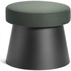 SALT 56 cod. 260._/IEA Σκαμπο απο τεχνοπολυμεριο μαυρο 56x56x49 cm