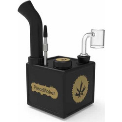 PieceMaker Kube Silicone Bong Black