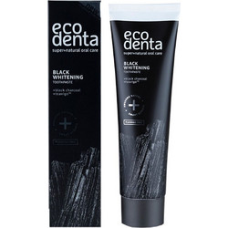 Ecodenta Black Whitening Οδοντόκρεμα για Λεύκανση κατά της Πλάκας Ενεργού Άνθρακα 100ml