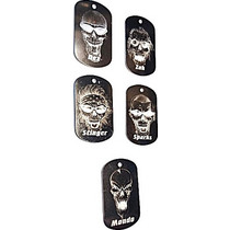 5 Extreme zombies metal tags 2006 (01-02-03-04-05)