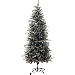 Χριστουγεννιάτικο Δέντρο Slim Alaska Χιονισμένο 240cm Πράσινο XTR-B2PE480-ZM1438