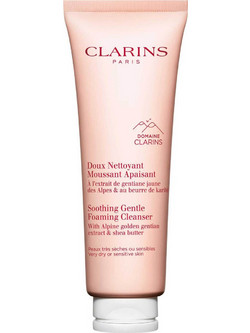 Clarins Gentle Dry/Sensitive Skin Ενυδατικός Αφρός Καθαρισμού Προσώπου 125ml