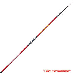 Sim Engineering Jeopardy Καλάμι Ψαρέματος για Beach Ledgering Carbon Τηλεσκοπικό 4m -100gr