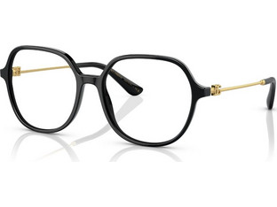 Dolce & Gabbana DG3364 501 Γυναικείος Σκελετός Γυαλιών Οράσεως Κοκάλινος Χρυσός Μαύρος