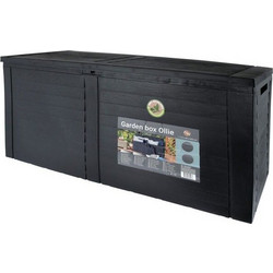 Πλαστικό Μπαούλο Κήπου Ollie Ανθρακί 240lt 115x44x53cm