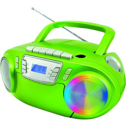 Soundmaster SCD5800 Φορητό Ράδιο CD Player με Κασετόφωνο / USB Πράσινο