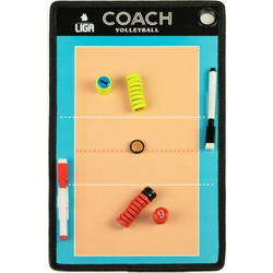 Πίνακας Τακτικής Volley 23x38cm Ligasport Volleyball Tactic Board