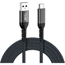 Naxius Cable Braided USB_Type-C 0.5m NXCBUC-01 Data 10Gbps_60W 3A 20V Naxius