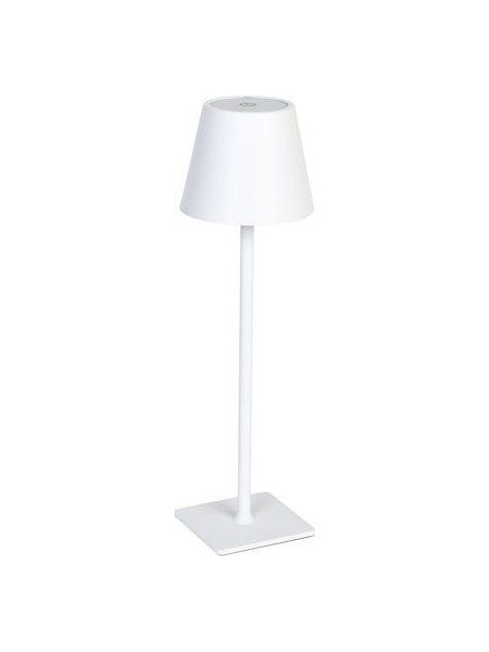 Φωτιστικό πορτατίφ 5W IP20 Επαναφορτιζόμενο Touch Dimmable 3CCT λευκό 00319