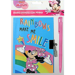 Diary με λουκέτο & στυλό minnie 18x12cm Disney