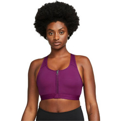Nike Dri-FIT Swoosh Αθλητικό Μπουστάκι με Μέτρια Στήριξη Μωβ DD1205-610