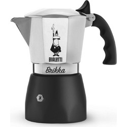 Bialetti Brikka Silver Μπρίκι Espresso 2Cups Inox