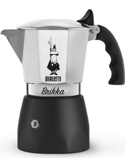 Bialetti Brikka Silver Μπρίκι Espresso 2Cups Inox