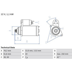 Bosch Μίζα - 0 986 018 920