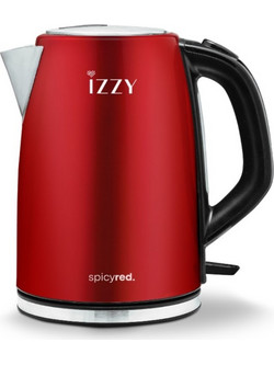 Izzy IZ-3011 Ανοξείδωτος Βραστήρας 1.7lt 2200W Spicy Κόκκινος