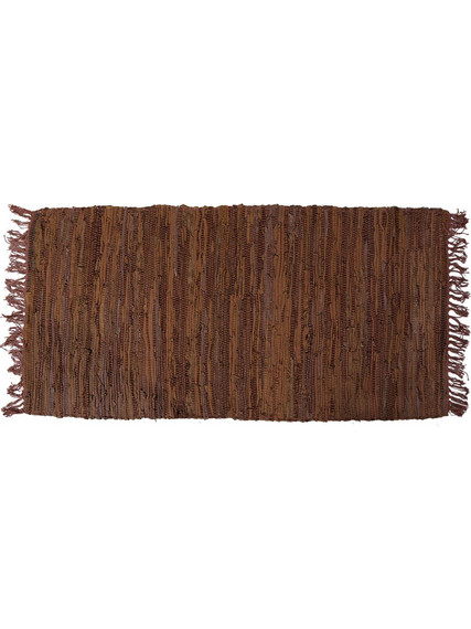 Δερμάτινο Χαλάκι (70x140) San Lorentzo Flat Brown