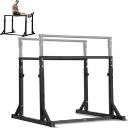 VEVOR Dip Bar, χωρητικότητα 800 lbs, Heave Duty Dip Stand Stand με ρυθμιζόμενο ύψος, Fitness Workout Dip Bar Station Stabilizer Parallette Push Up Stand, Παράλληλες μπάρες για προπόνηση δύναμης στο σπ