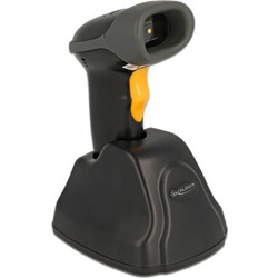 Ασύρματο Βarcode Σcanner Delock 90550 - 1D & 2D & QR - 200 Scans/sec - Με Βάση Φόρτισης - Μαύρο 90550