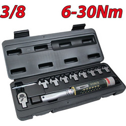 FORCE 64713 Δυναμόκλειδο Εναλλάξιμης Κεφαλής 3/8" 6-30Nm (10 τεμ)