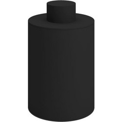 Θήκη Για Βαμβάκι 94-403 Matt Black Pam Co (O8 x H15 cm) 1Τεμ