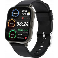 Αδιάβροχο Smartwatch M4 Έξυπνο Ρολόι με Οθόνη Αφής και Σύνδεση Bluetooth Μαύρο - Aria Trade