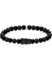 Thomas Sabo Haribo Βραχιόλι με Χάντρες από Ασήμι Μαύρο A2204-017-11-L17