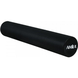 Amila Foam Roller PRO Φ15x90cm Μαύρο 96823