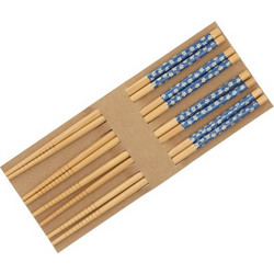 Σούσι Chopsticks Σετ 4 Ζεύγη Bamboo 24εκ. Stone Homla 158096 - Homla - 158096