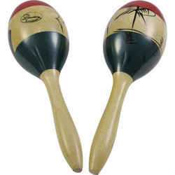 DIMAVERY D-MARACASJ MARACAS JAMAIKA WOOD 2X