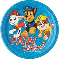 Πιάτα Πάρτι Χάρτινα Paw Patrol 18cm - 6 τμχ