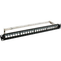 EFB Β1020 Distribution Panel 19"1U, 24 Port, black