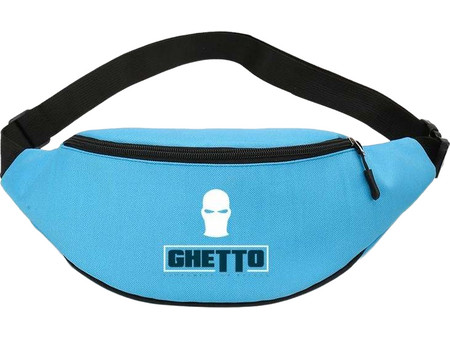 Ghetto Sport Unisex Waist Travel Bag | Waterproof Crossbody Belt Bag Blue