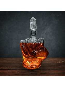 Mad Monkey - Up Yours Decanter - 23 cm tall, 750 ML capacity