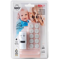 Σετ σφραγίδα με 10 διαφορετικά σχέδια BABY COLOP Little Nio NIL002