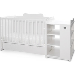 Lorelli Multi Πολυμορφική Κούνια για Στρώμα 60x120cm White 10150570024A