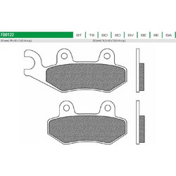 ΤΑΚΑΚΙΑ FD0122BE1 VIVACITY 125 ΕΜΠ NEWFREN F135/214