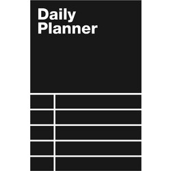 Aυτοκόλλητο Tοίχου Μαυροπίνακας Daily Planner - WEEW Smart Design