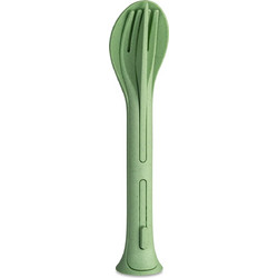 Koziol 3 σε 1 μαχαίρι-πηρούνι-κουτάλι nature leaf green